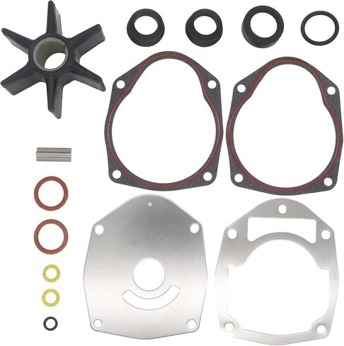 16159A2 Water Pump Impeller Repair Kit for Mercury and Mariner 2 2.5 3 3.3 3.5 HP Outboard Engine Replacement 8M0204676 161543 16154 889246A16 8M0080264 Sierra 18-3098 in Saudi Arabia