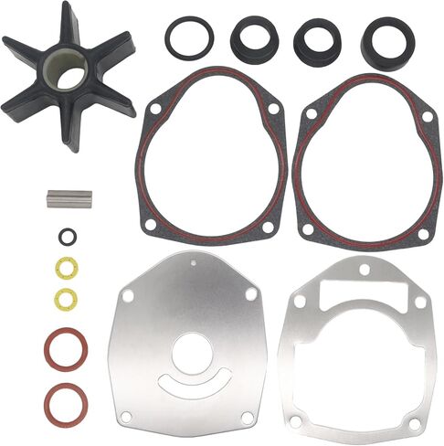 16159A2 Water Pump Impeller Repair Kit for Mercury and Mariner 2 2.5 3 3.3 3.5 HP Outboard Engine Replacement 8M0204676 161543 16154 889246A16 8M0080264 Sierra 18-3098 in Saudi Arabia