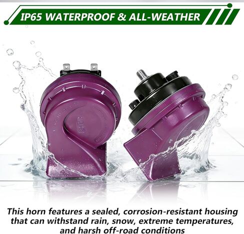 Super Loud Car Horns 12V Replacement Horn Kit 2PCS Super Loud electric Snail Horn Dual Tone Universal Air Horn Fit for Any 12V Cars,Trucks,Motorcycles,Van,Pickup(One pair) in Saudi Arabia