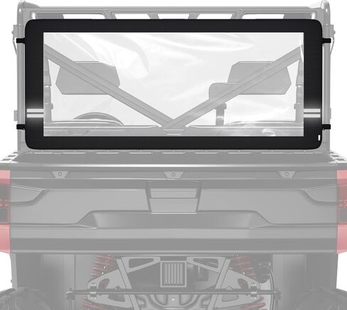 Oumurs UTV الزجاج الأمامي الخلفي الناعم، النافذة الخلفية الناعمة PVC المتوافقة مع Polaris Ranger 1000 XP Crew & Ranger 900/XP/Crew، مقاوم للغبار في جميع الأحوال الجوية، حماية ضد الماء 2013-2025 in Kuwait