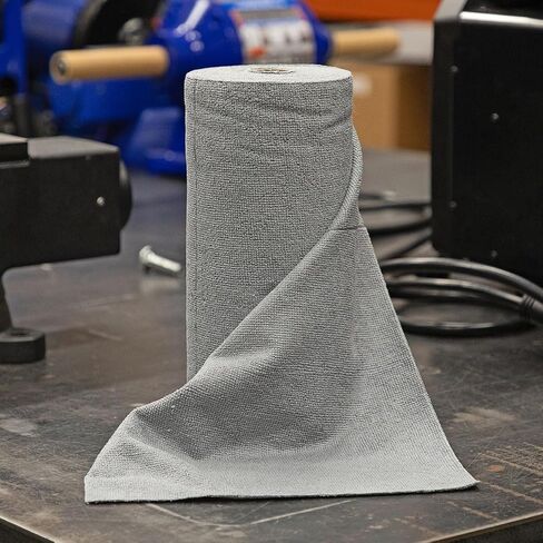 Eastwood Concours Tear Away Microfiber Towel Roll | Machine Washable and Reusable Micro Fiber Cleaning Cloth Rags | Best for Home, Garage, and Workshop Car Cleaning Supplies | 50 Sheets per Roll in Saudi Arabia
