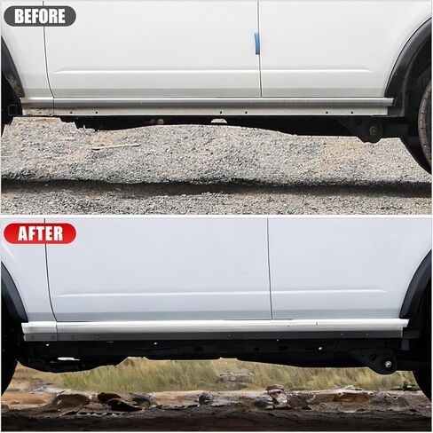 غطاء لحام قرصة مناسب لفورد برونكو، أغطية لحام قرصة جانبية متوافقة مع Ford Bronco 4 Door 2021 2022 2023 2024 2025 2026، ملحقات برونكو الواقية الخارجية من الألومنيوم in Kuwait
