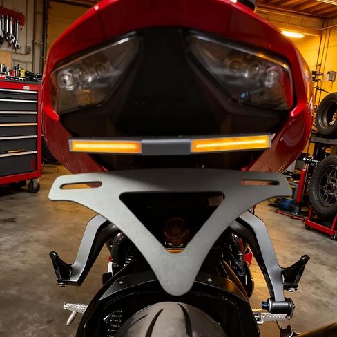 Motorcycle Tail Tidy Integrated License Plate Holder Compatible with Honda CBR1000RR-R/SP 2020 2021 2022 2023 2024 Fender Eliminator Kit CBR1000RR-R Tail Tidy License Plate Bracket with Turn Signal in Saudi Arabia