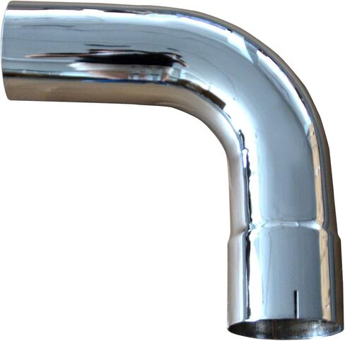 Chrome Exhaust Pipe 5 Inch ID/OD 90 Degree Elbow Tube with 15.5 Inch Arms in Saudi Arabia