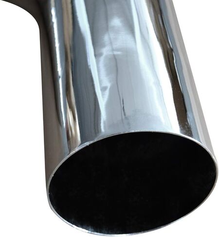 Chrome Exhaust Pipe 5 Inch ID/OD 90 Degree Elbow Tube with 15.5 Inch Arms in Saudi Arabia