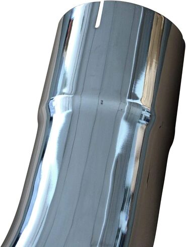 Chrome Exhaust Pipe 5 Inch ID/OD 90 Degree Elbow Tube with 15.5 Inch Arms in Saudi Arabia
