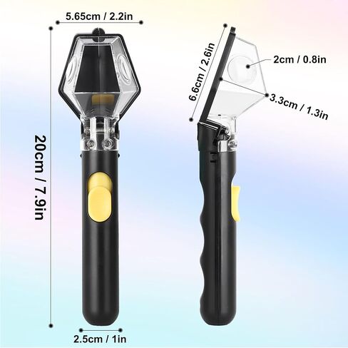EVADA Handheld Bug Catcher for Kids, Insect Trap Kit with 6X Magnifier Glass - STEM Educational Exploration Grabber Tool for Indoor and Outdoor, Birthday Gifts Toys for Adults, Boys and Girls, Black in Saudi Arabia
