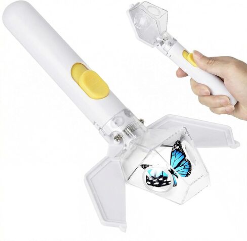 EVADA Handheld Bug Catcher for Kids, Insect Trap Kit with 6X Magnifier Glass - STEM Educational Exploration Grabber Tool for Indoor and Outdoor, Birthday Gifts Toys for Adults, Boys and Girls, Black in Saudi Arabia