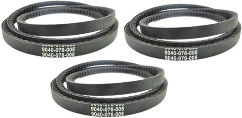 3 عبوات من حزام محرك الغسالة 9040-076-005 متوافق مع غسالات Dexter T400 وT600 - مجموعة أحزمة بديلة شديدة التحمل لآلات الغسيل التجارية - أحزمة نقل محرك متينة in Kuwait