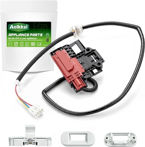ترقية W10404050 W10238287 مجموعة مفتاح قفل غطاء الغسالة مع W10240513 Strike Fit لغسالة Whirlpool Kenmore Amana Crosley - استبدل AP5263307 W10744659 PS349762 in Kuwait