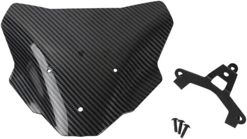 عاكس الرياح للزجاج الأمامي الرياضي متوافق مع MT07 MT-07 GEN4 2025 2026 (لون ألياف الكربون) in Kuwait