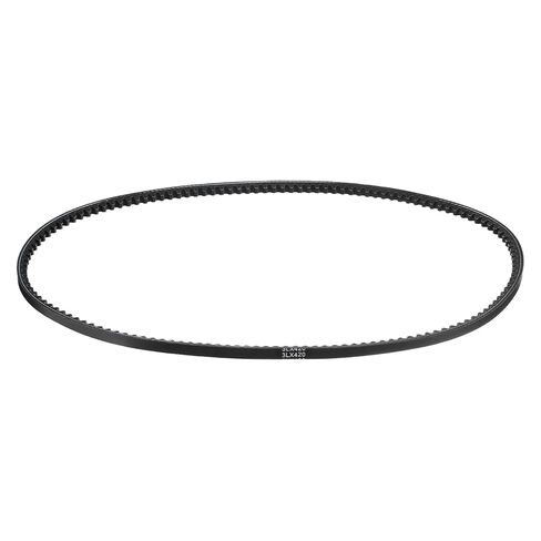 حزام uxcell 3L580 مطاطي على شكل حرف V، محيط خارجي 58 بوصة × عرض 0.37 بوصة × سمك 0.22 بوصة، تم تحديثه وبدلاً من أحزمة V واحدة عادية بحجم 3L لآلات العشب والحدائق in Kuwait