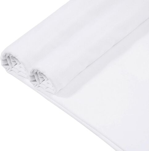 VDS 3 Yard Long, 100% Cotton Muslin Fabric 48" Inch Wide, White Bleached Medium Weight Fabric Linen Textile for Backing Material Quilting Sewing Draping Apparel Cloths Crafts DIY Multipurpose in Saudi Arabia