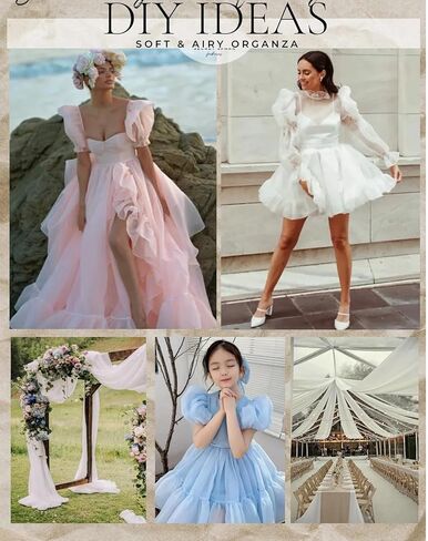 MDS® Pack of 100 Yard Sheer Organza Fabric for Wedding Party Home Event Banquet Decorations, Backdrop Curtain Craft Dress Sewing Fashion DIY Crystal Organza Tulle Fabric Bolt 44" Wide - Burgundy in Saudi Arabia