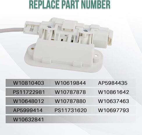 W10810403 Washer Lid Lock Assembly Compatible with Whirlpool Cabrio Kenmore Series 600 700 Bravos XL Replace AP5984435 PS11722981 W10787878 in Saudi Arabia