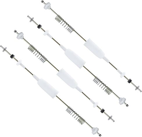 AJK72909309 Washer Suspension Rods Kit (4 Pcs) Fit for LG Replace 2758536 AP5736191 PS8690496 EAP8690496 in Saudi Arabia
