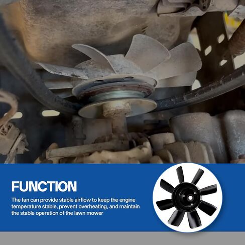 84009382 Fan Compatible with ZT-4400 Transaxle, Fits for ZT-4400 1710-1024R on the Ferris IS2100Z, Replaces 5105330, 56175, 54084 in Saudi Arabia