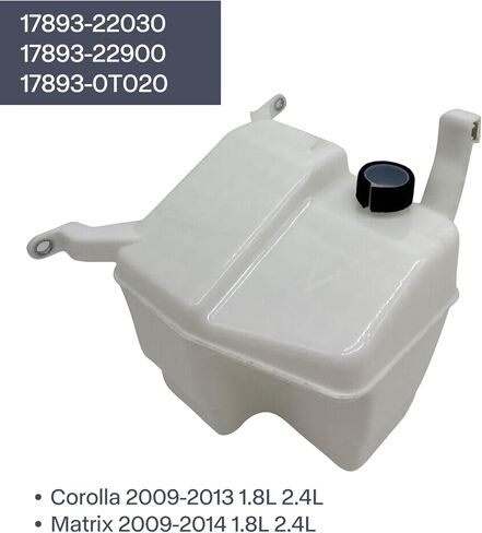 HAITUO Air Intake White Resonator For Toyota Corolla 2009-2013, Matrix 2009-2014,Pontiac Vibe 2009-2010 1.8L&2.4L Fits 17893-0T020,17893-22030,17893-22900,1789322030,1789322900,178930T020 in Kuwait