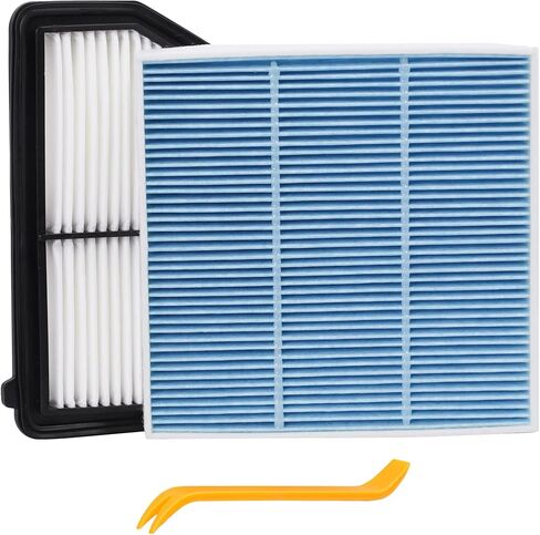 Engine Air Filter & Cabin Air Filter Combo Fits Honda Civic 2.0L 2016-2025 (Not for Turbo or Type-R), HRV HR-V 2.0L 2023-2026 CF11182 & CA12051 in Kuwait
