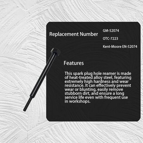 EN-52074 Glow Plug Bore Reamer Tool for Duramax Diesel 2001-2025 (6.6L 3.0L 2.8L) | Replaces OTC 7223 & Kent-Moore GM52074 | Glow Plug Cleaning Removal Tool in Saudi Arabia