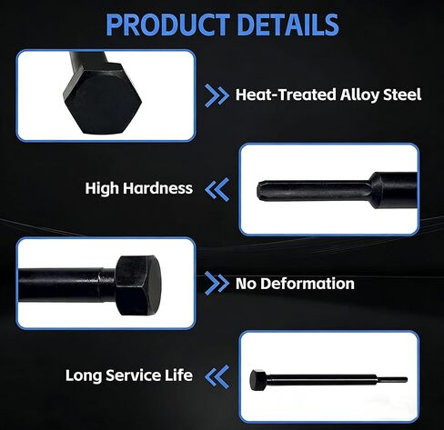 EN-52074 Glow Plug Bore Reamer Tool for Duramax Diesel 2001-2025 (6.6L 3.0L 2.8L) | Replaces OTC 7223 & Kent-Moore GM52074 | Glow Plug Cleaning Removal Tool in Saudi Arabia