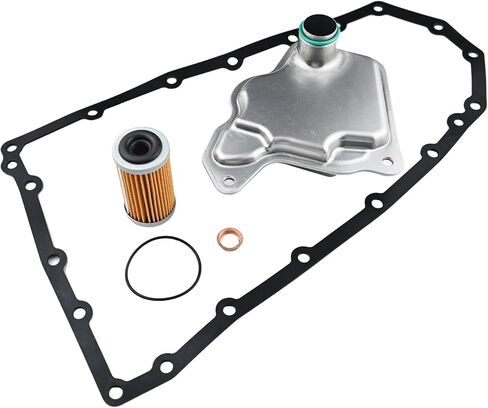 طقم فلتر ناقل الحركة RE0F10D CVT 31728-28X0C متوافق مع Nissan 2020-2025 Sentra 2.0L، يتضمن فلتر عالي التدفق وحشية المقلاة in Kuwait