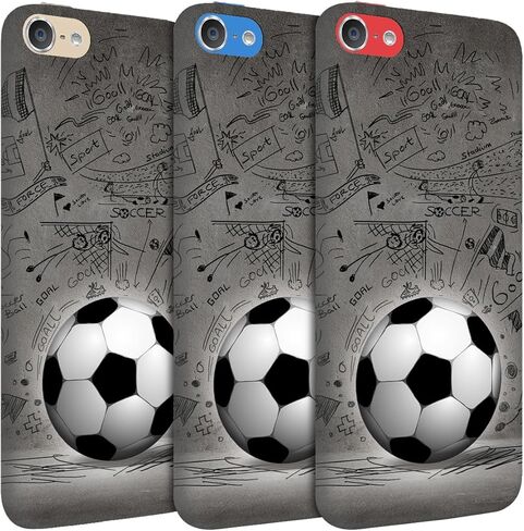 for iPod Touch 7th / 6th / 5th Generation Case - Basketball On Fire Design Printed Cute, Slim & Sleek Plastic Hard Snap on Protective Designer Back Case/Cover for iPod Touch 7/6 / 5 in Saudi Arabia