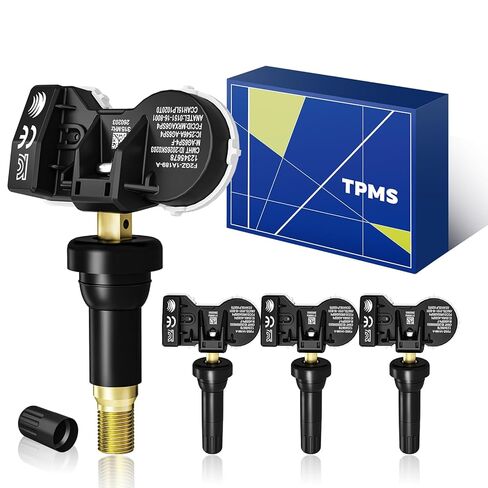 TPMS Ford 315Mhz مبرمج مسبقًا متوافق مع F150 2015-2024 | F250 2015-2023| F350 2015-2023| Escape 2020-2024/ مستشعر مراقبة ضغط الإطارات OE#F2GZ1A189A(مجموعة من 4) in Kuwait
