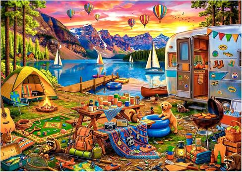 Vintage Paint Hummingbird Flower 1000 Piece Puzzles for Adults, Floral Hummingbirds Puzzles for Adults 1000 Pieces, Impossible Hard Difficult Fun Challenging Stained Glass Puzzles for Adults in Saudi Arabia
