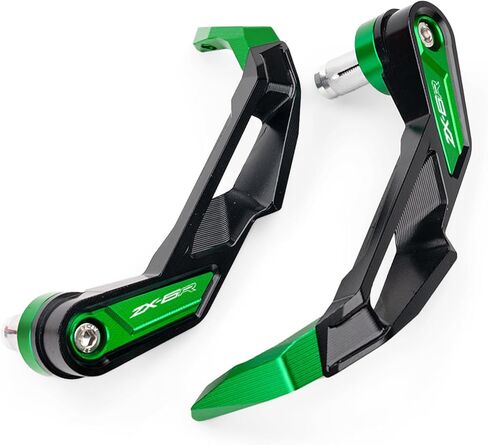 حراس اليد للدراجات النارية متوافق مع نينجا ZX-6R ZX 6R ZX6R ZX636 Ninja636 2024 2025 مقبض مقود من الألومنيوم مقابض حماية رافعة قابض فرامل in Kuwait