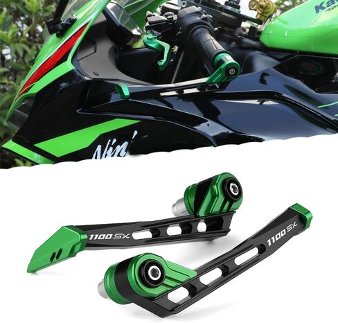 واقي اليد مناسب لـ Ninja1100SX - 2024 2025 2026 طوال العام، واقي قابض الفرامل، مقابض المقود 2025 نينجا 1100SX، واقي عتلات القابض 2025 نينجا 1100SX، ملحقات 2025 BK in Kuwait
