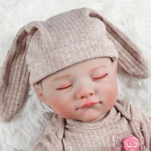 Realistic Reborn Baby Dolls - 18 Inch Vinyl Full Body Real Life Doll with Realistic Vein Details, Includes Accessories, Gift for Girls 3+ Years Old in Saudi Arabia