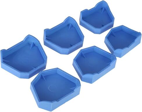 Dental Model Base Forming Kit, 6 Piece Professional Base Former Set, Blue Plastic Molds in Small Medium Large Sizes for Dental Casting and Trimming in Saudi Arabia