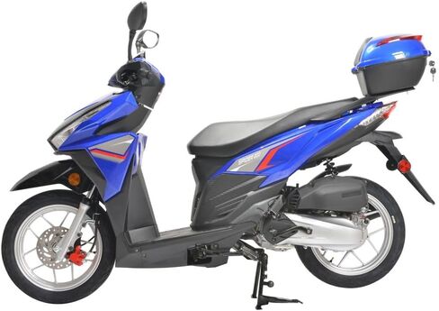 HHH Spider 200 Scooter EFI Fuel Injected Street Legal Scooter with 14" Rims (Blue) in Saudi Arabia