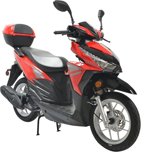 HHH Spider 200 Scooter EFI Fuel Injected Street Legal Scooter with 14" Rims (Blue) in Saudi Arabia