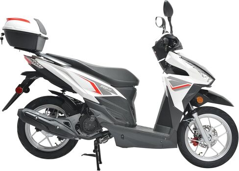 HHH Spider 200 Scooter EFI Fuel Injected Street Legal Scooter with 14" Rims (Blue) in Saudi Arabia