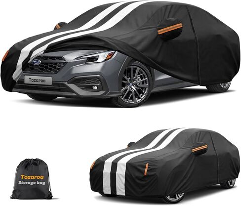 Multi-Layer Car Cover Custom Fit for BMW 6 Series 640i 650i M6 (2012-2026), 100% Waterproof All Weather for Automobiles, Gift with Towel, Heavy Duty Car Covers for Rain Sun UV Protection with Zipper. in Saudi Arabia