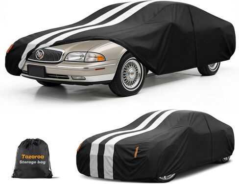 Multi-Layer Car Cover Custom Fit for BMW 6 Series 640i 650i M6 (2012-2026), 100% Waterproof All Weather for Automobiles, Gift with Towel, Heavy Duty Car Covers for Rain Sun UV Protection with Zipper. in Saudi Arabia