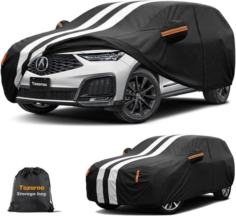 Multi-Layer Car Cover Custom Fit for BMW 6 Series 640i 650i M6 (2012-2026), 100% Waterproof All Weather for Automobiles, Gift with Towel, Heavy Duty Car Covers for Rain Sun UV Protection with Zipper. in Saudi Arabia