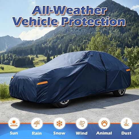 غطاء سيارة Coverlex Premium RX مقاوم للماء في جميع الأحوال الجوية، قماش القنب عالي التحمل مناسب لـ 2003-2026 RX350، RX350h، RX450h، RX500h، F Sport، Luxury (XU30، AL10، AL20، ALA10) in Kuwait
