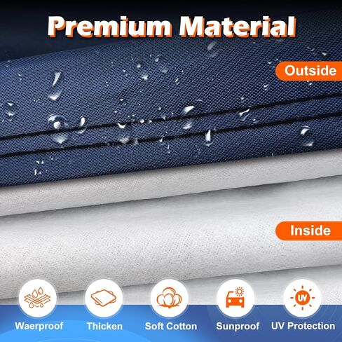 غطاء سيارة Coverlex Premium RX مقاوم للماء في جميع الأحوال الجوية، قماش القنب عالي التحمل مناسب لـ 2003-2026 RX350، RX350h، RX450h، RX500h، F Sport، Luxury (XU30، AL10، AL20، ALA10) in Kuwait