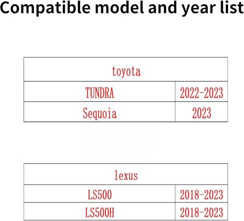 فلتر هواء المقصورة F286 لتويوتا تندرا (2022-2024)؛تويوتا سيكويا (2023)؛تويوتا ميراي (2021-2023)؛لكزس LS500 LS500H (2018-2023) in Kuwait