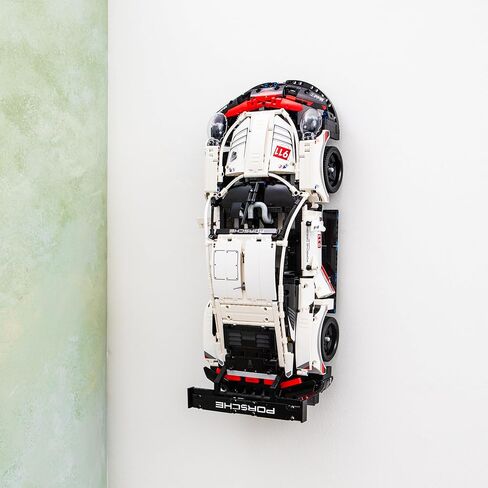 خطاف تثبيت على الحائط متوافق مع طراز سيارة السباق Lego 42096 Technic Porsche 911 RSR - سهل التركيب - صنع في المملكة المتحدة - السيارة غير متضمنة in Kuwait