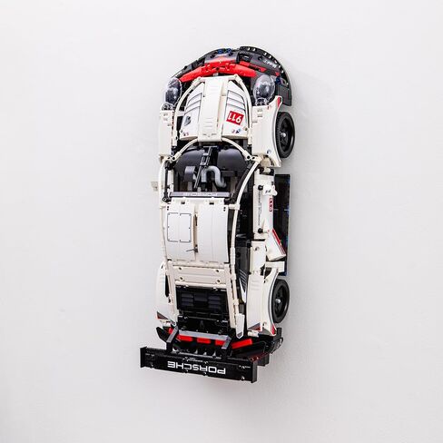 خطاف تثبيت على الحائط متوافق مع طراز سيارة السباق Lego 42096 Technic Porsche 911 RSR - سهل التركيب - صنع في المملكة المتحدة - السيارة غير متضمنة in Kuwait