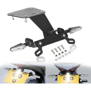 مجموعة إزالة الحاجز MT03 YZF R3 مع إشارات الانعطاف LED، دعامة حامل لوحة الترخيص الخلفية مرتبة متوافقة مع Yamaha MT-03 MT25 2020-2026، YZF-R3 YZF-R25 2020-2026 in Kuwait