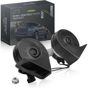 Horn Assembly Compatible with Ford F-150,Taurus,Expedition High & Low Pitch Horn Easy to Install Replace 4L3Z-13832-A in Kuwait
