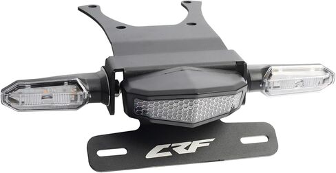 مجموعة Tail Tidy Kit لـ honda CRF250L & CRF250L Rally 2013-2020، CRF250RL 2017-2019 - مزيل الحاجز مع ضوء خلفي LED مدمج + إشارات انعطاف منفصلة (واضحة) in Kuwait