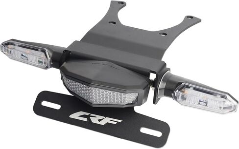 مجموعة Tail Tidy Kit لـ honda CRF250L & CRF250L Rally 2013-2020، CRF250RL 2017-2019 - مزيل الحاجز مع ضوء خلفي LED مدمج + إشارات انعطاف منفصلة (واضحة) in Kuwait