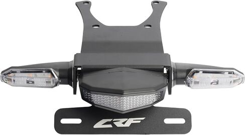 مجموعة Tail Tidy Kit لـ honda CRF250L & CRF250L Rally 2013-2020، CRF250RL 2017-2019 - مزيل الحاجز مع ضوء خلفي LED مدمج + إشارات انعطاف منفصلة (واضحة) in Kuwait