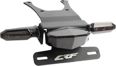 مجموعة Tail Tidy Kit لـ honda CRF250L & CRF250L Rally 2013-2020، CRF250RL 2017-2019 - مزيل الحاجز مع ضوء خلفي LED مدمج + إشارات انعطاف منفصلة (واضحة) in Kuwait